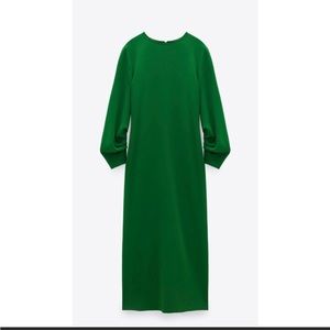 Zara Midi Green Dress